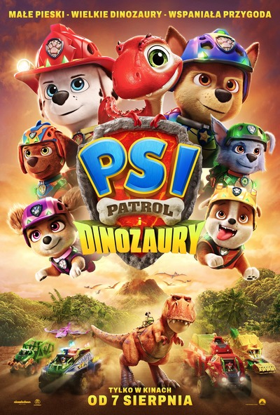 Plakat wydarzenia:  PSI PATROL I DINOZAURY  dubbing 