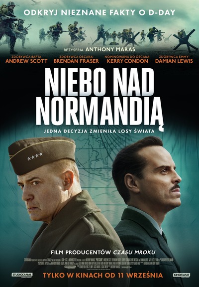Plakat wydarzenia:  NIEBO NAD NORMANDIĄ  napisy 